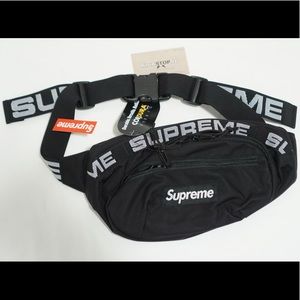 supreme waist bag black ss18
